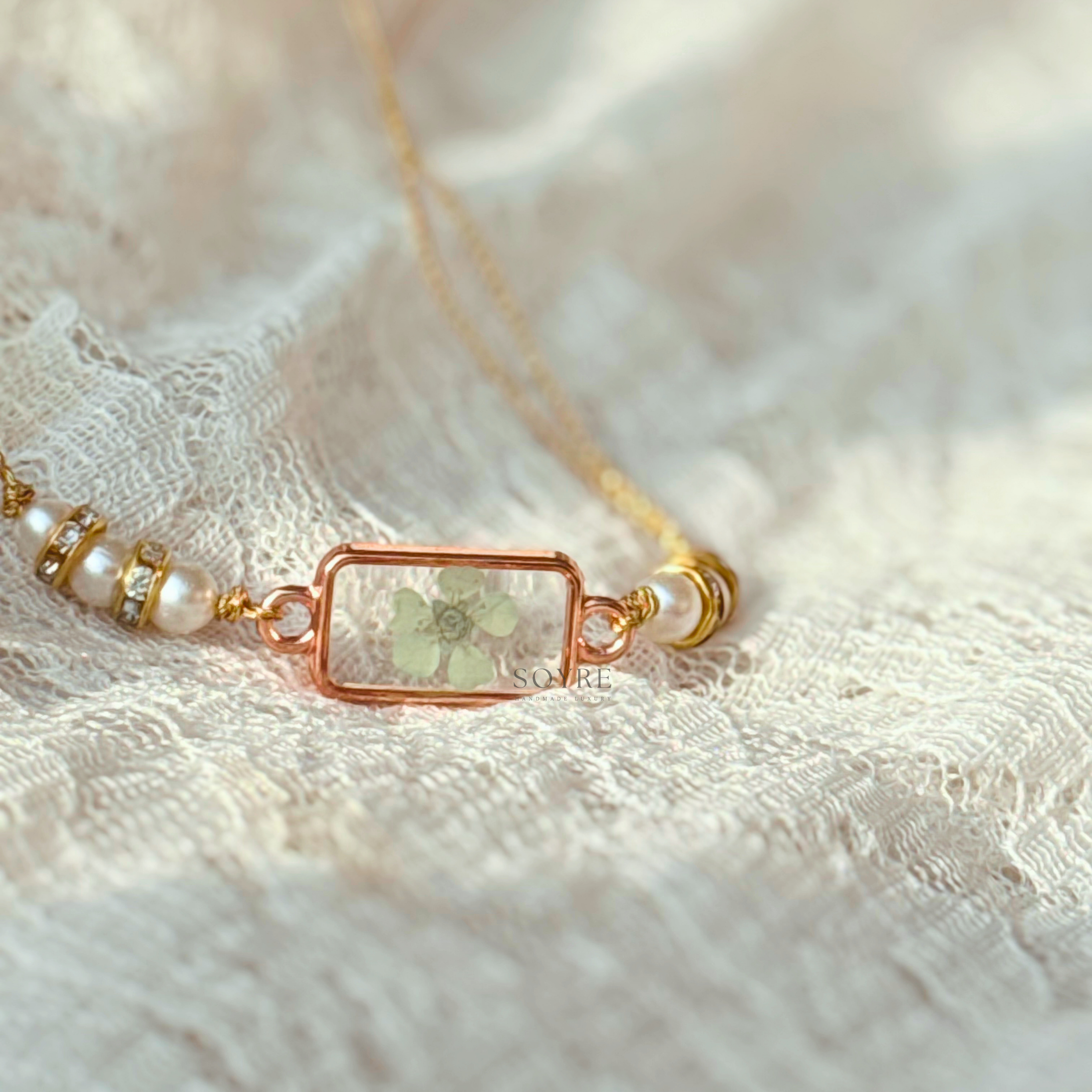 Mint Meadow Rakhi | Real Pressed Flower