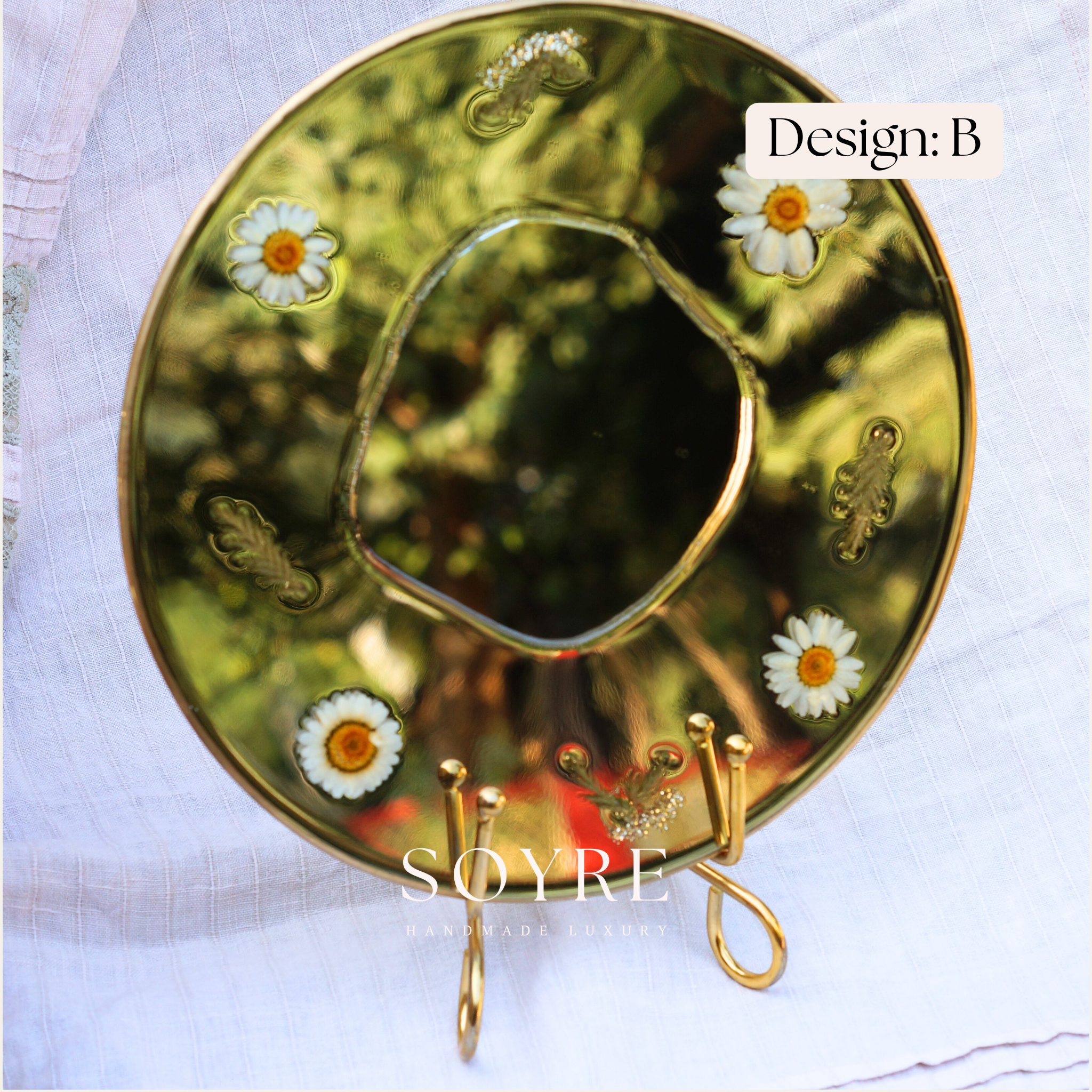 Daisy Garden Floral Mirror