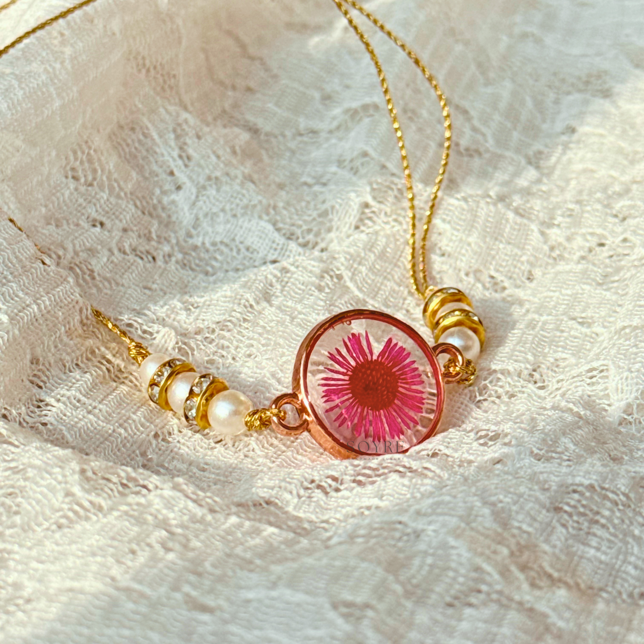 Rani Bloom Rakhi | Real Pressed Flower