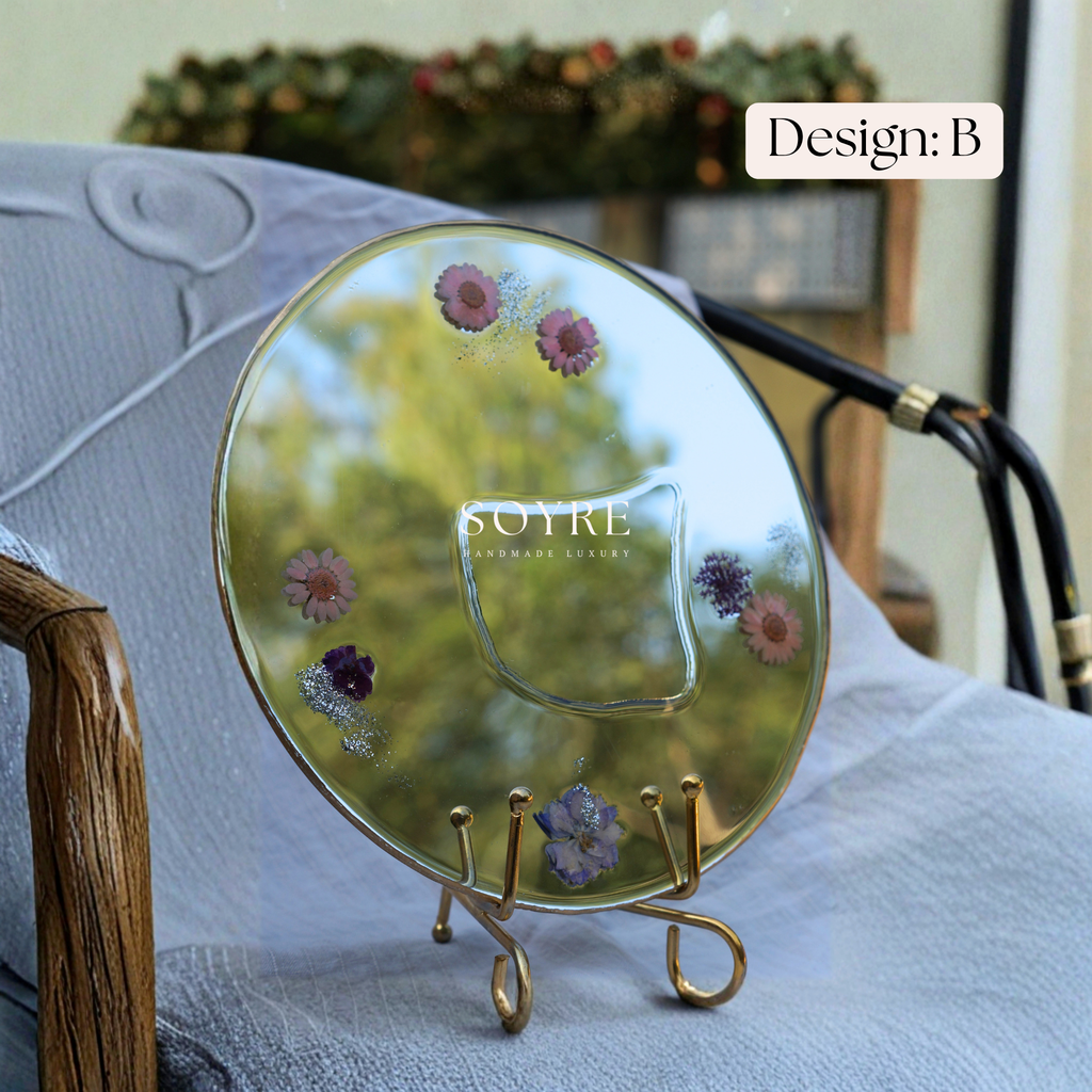 Blush Garden Floral Mirror