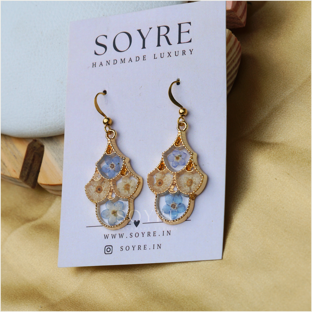 Morocco Love Earrings - Blue
