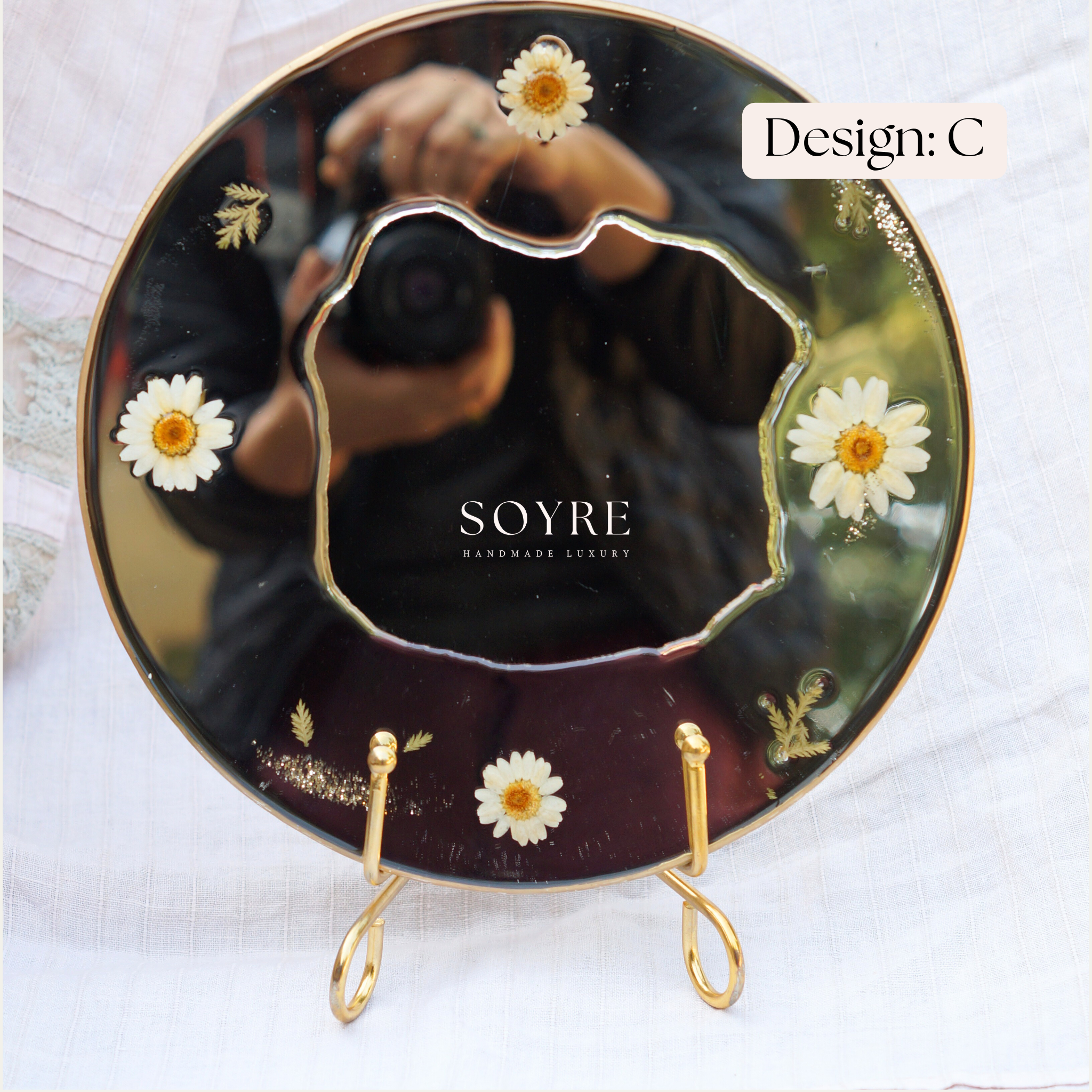 Daisy Garden Floral Mirror