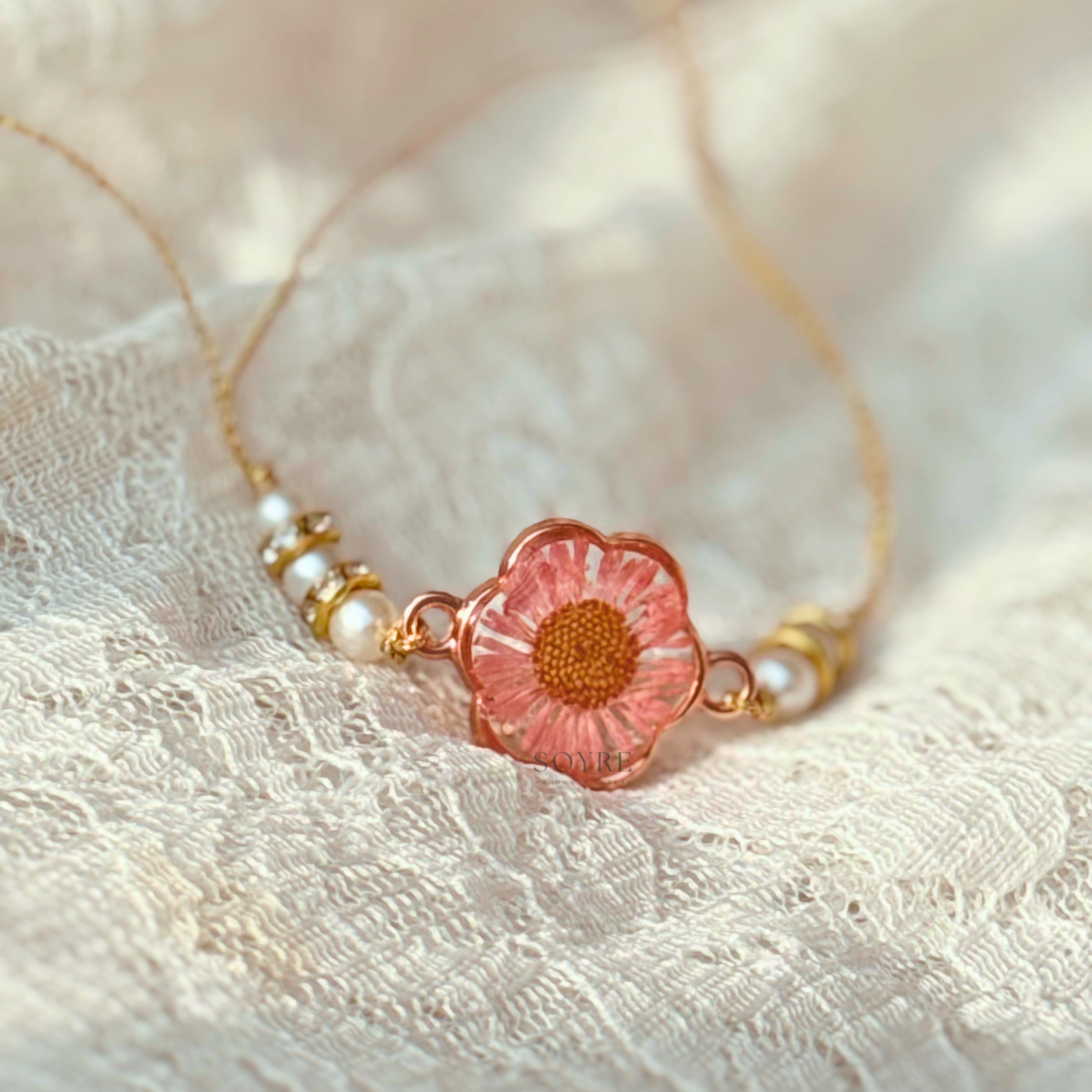 Petal Blush Rakhi | Real Pressed Flower