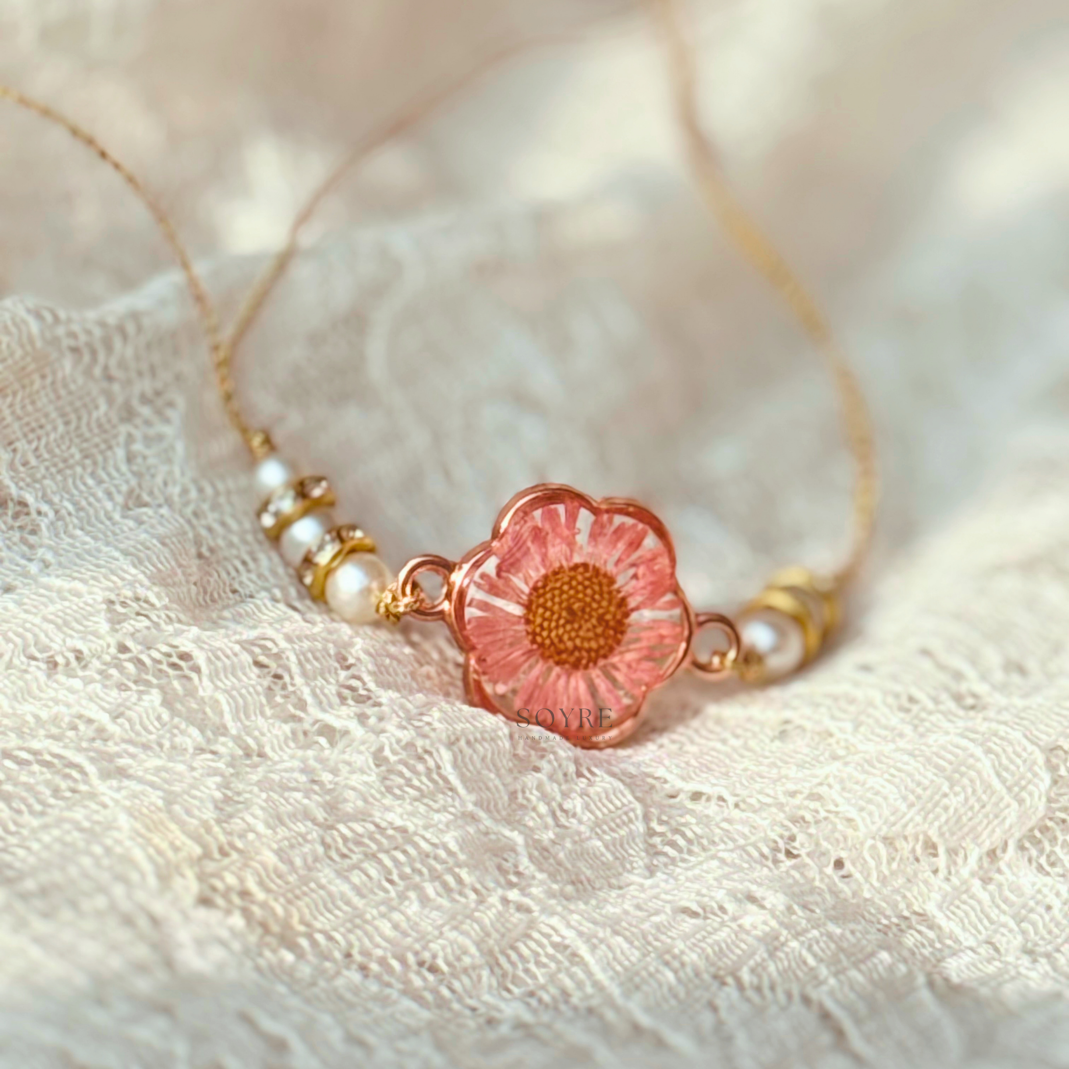 Petal Blush Rakhi | Real Pressed Flower