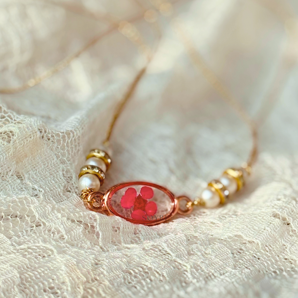 Plum Blossom Rakhi | Real Pressed Flower