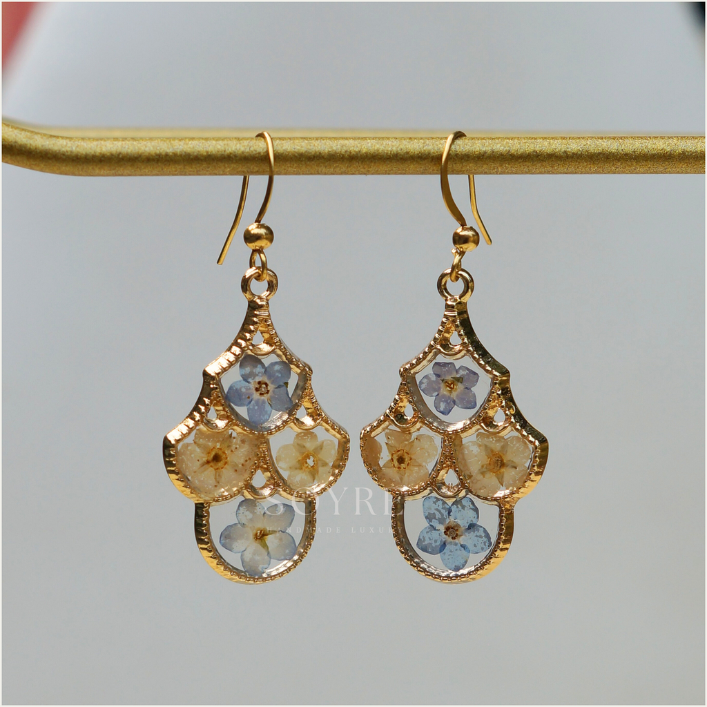 Morocco Love Earrings - Blue