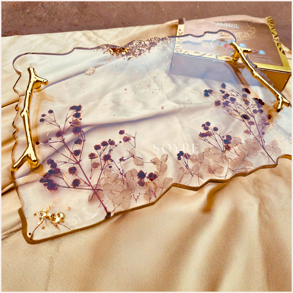 Winter Bloom Tray