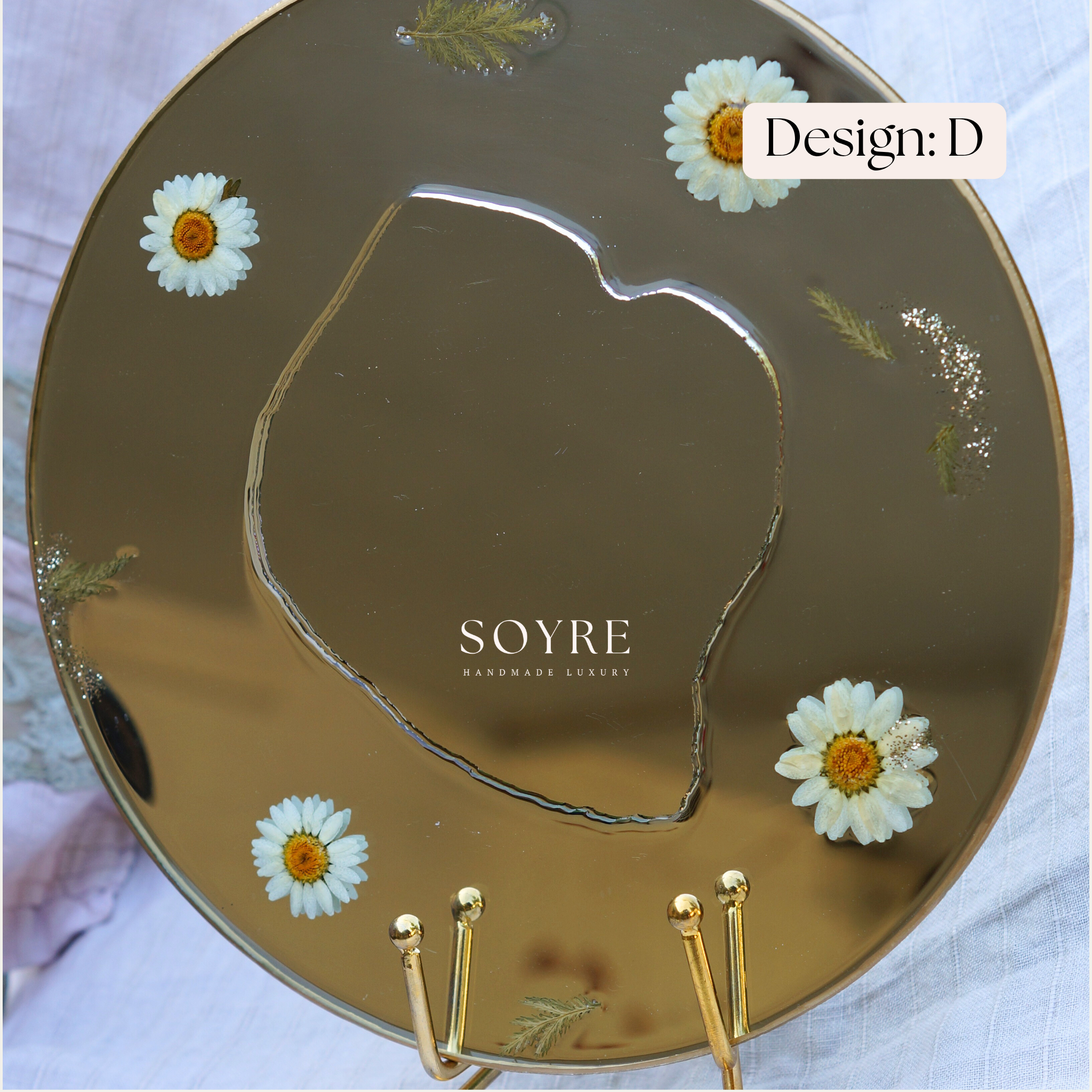 Daisy Garden Floral Mirror