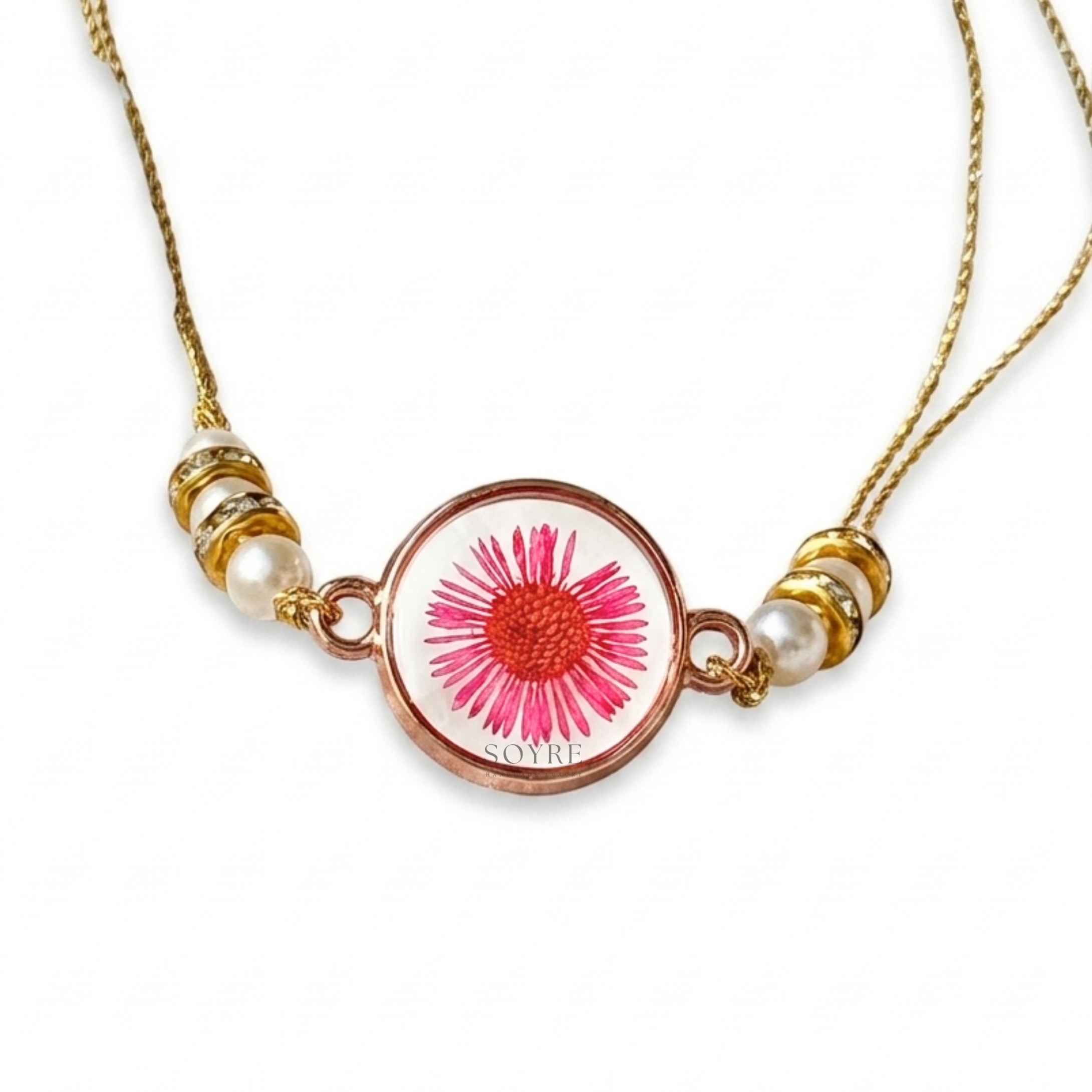 Rani Bloom Rakhi | Real Pressed Flower