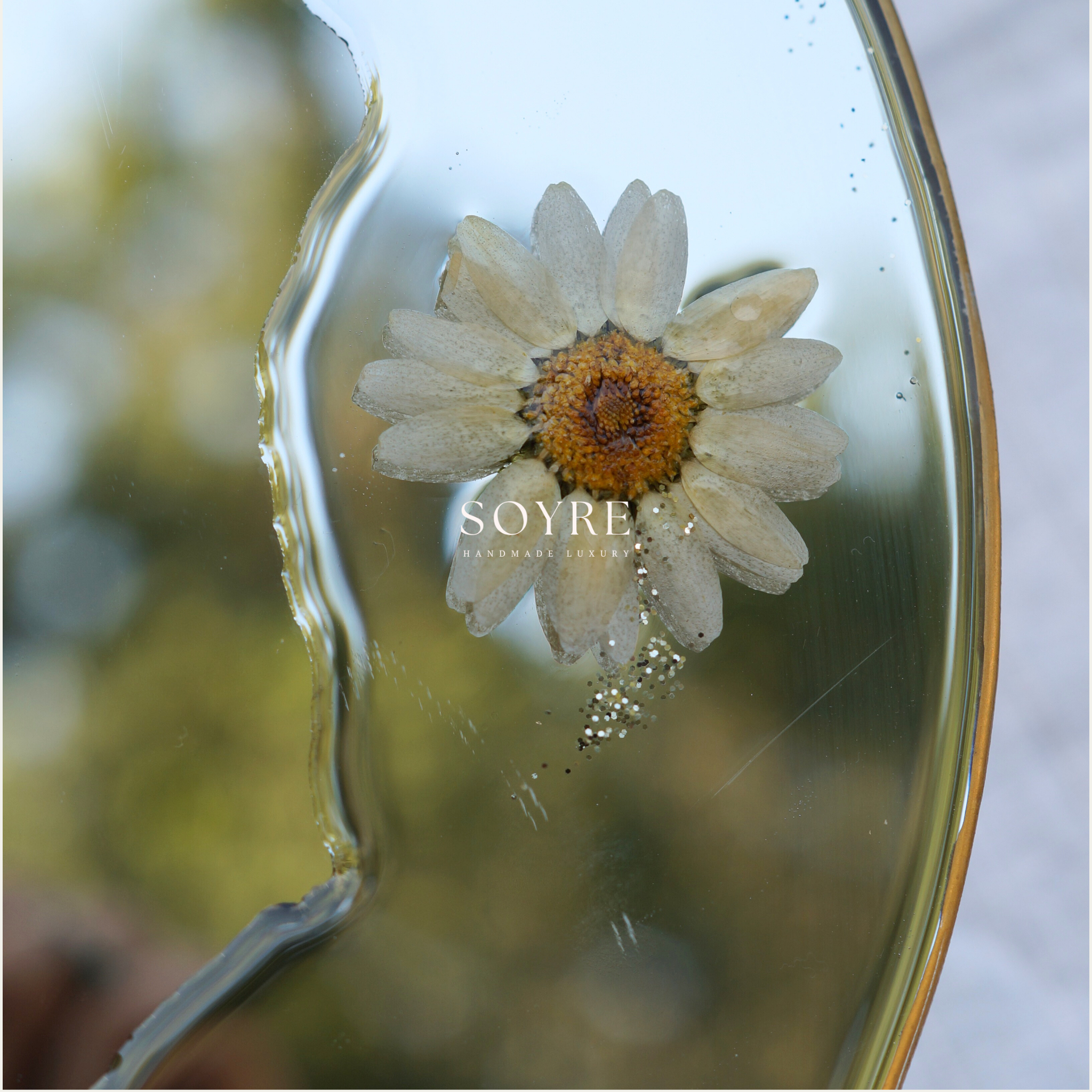 Daisy Garden Floral Mirror