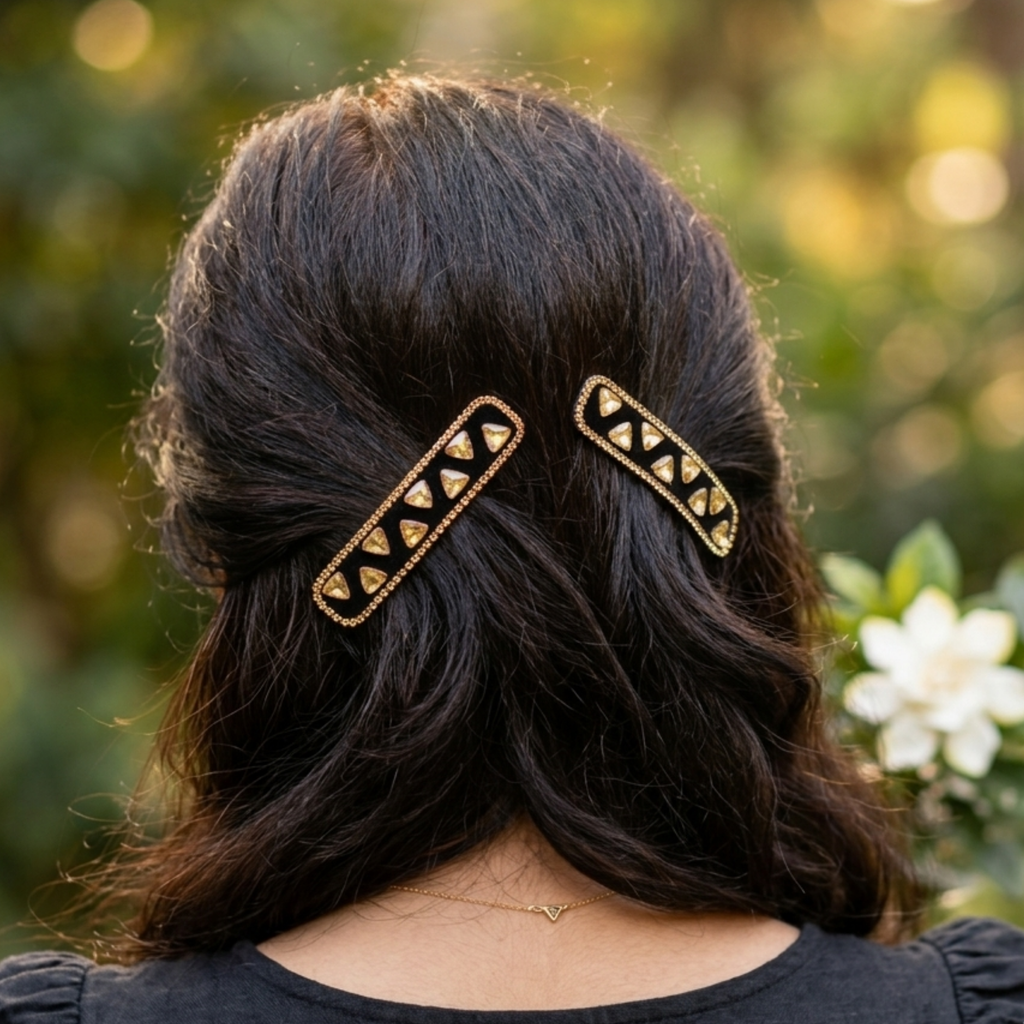 Velvet Dusk Hair Clip (Set of 2)
