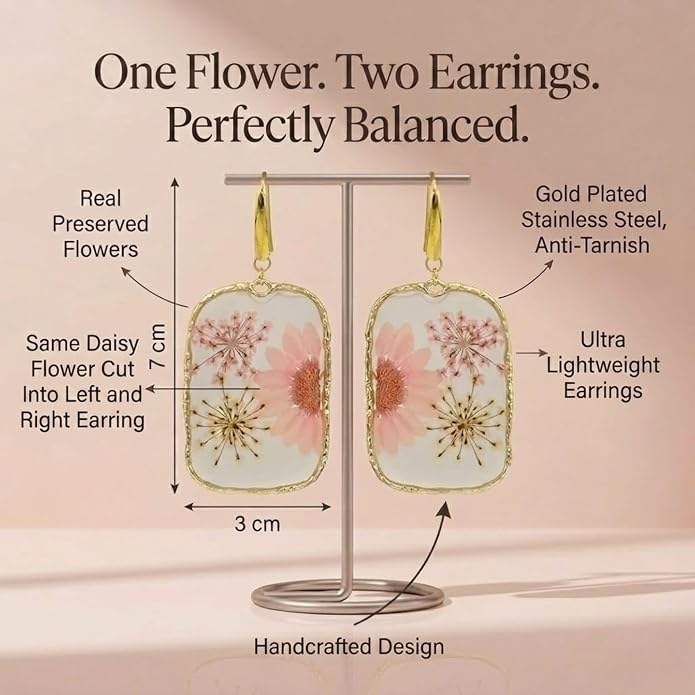 Blush Florique Earrings
