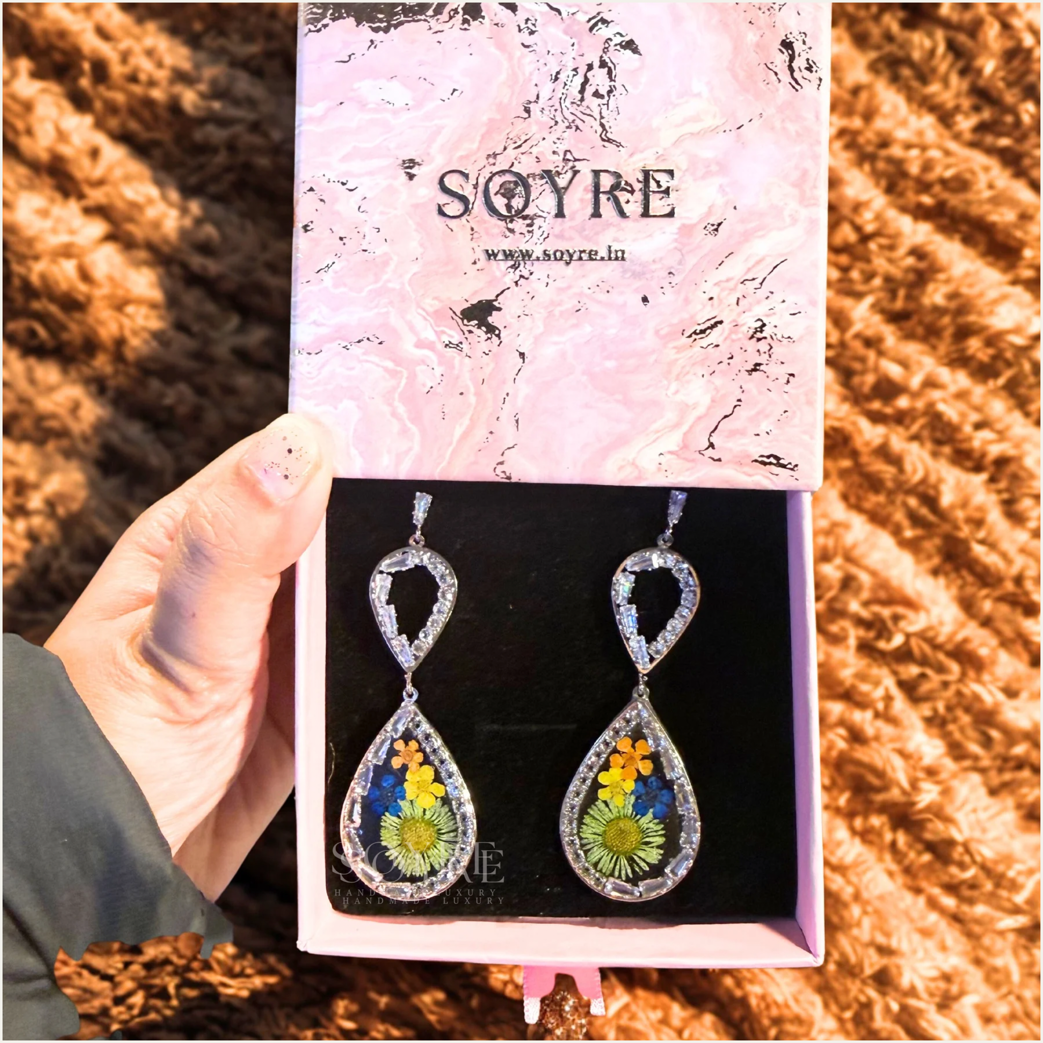 Starry Sparkle Earrings - Multi Color