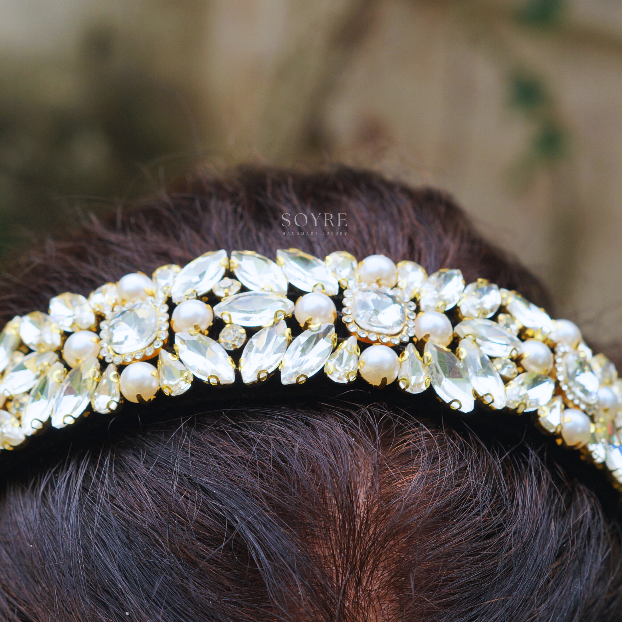 Anastasia Hair Band - White