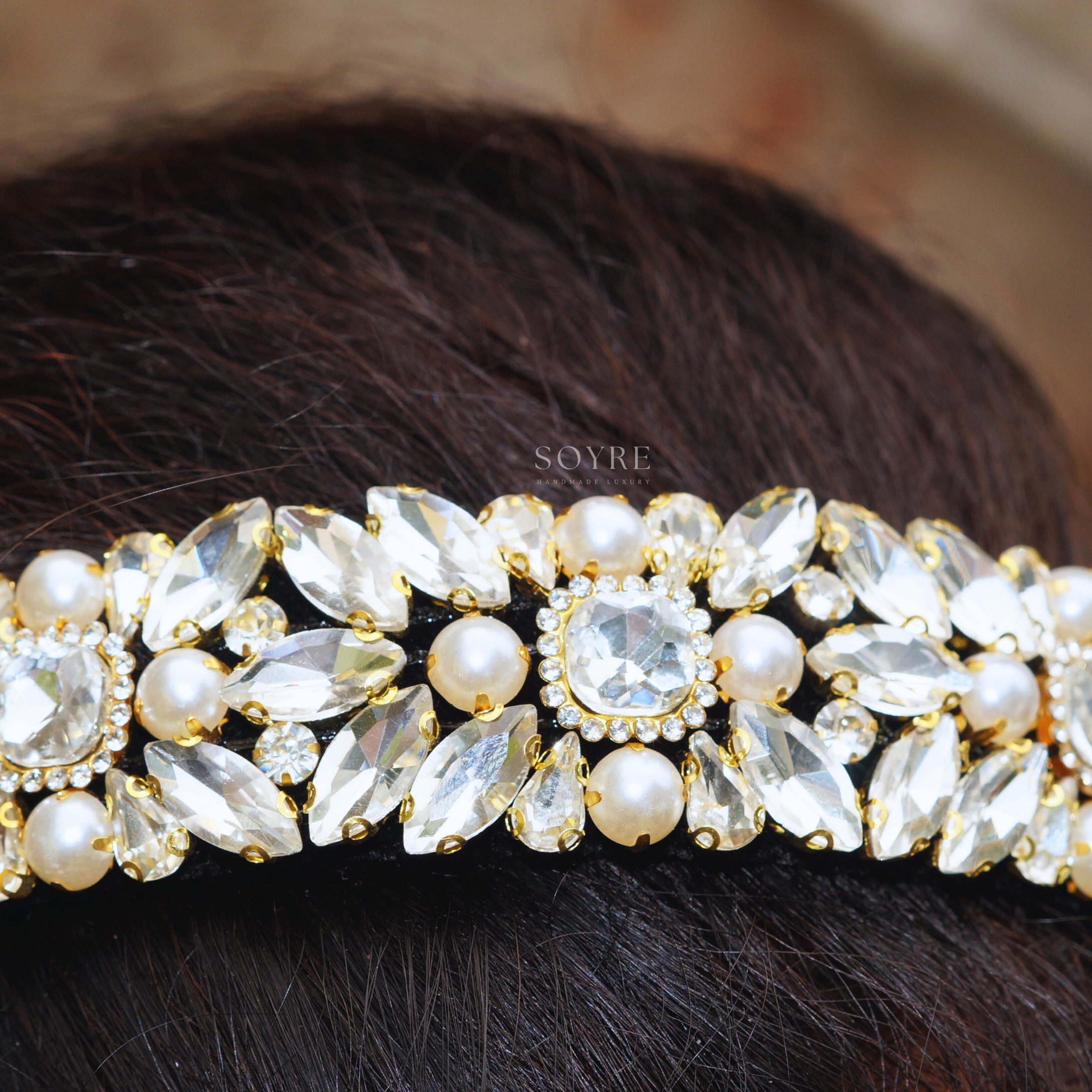 Anastasia Hair Band - White