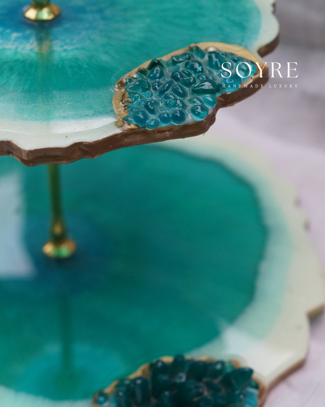 Cake Stand - Green