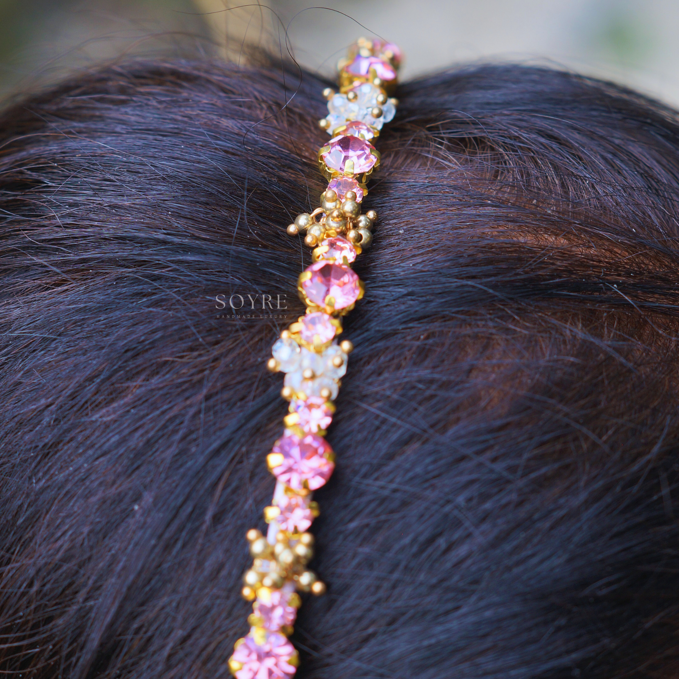 Elena Tiara Hair Band - Pink- Preview Image